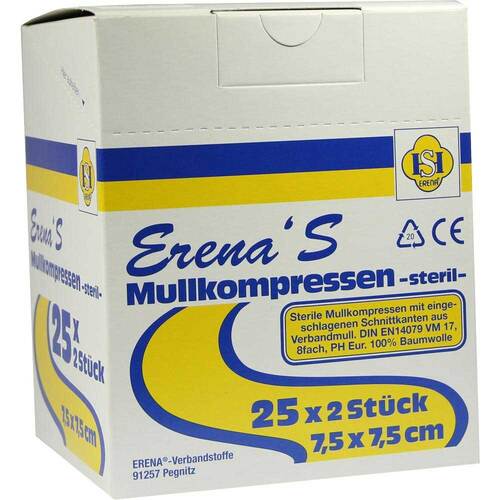 Erena Steril Mullkompresse 7,5x7 - 1