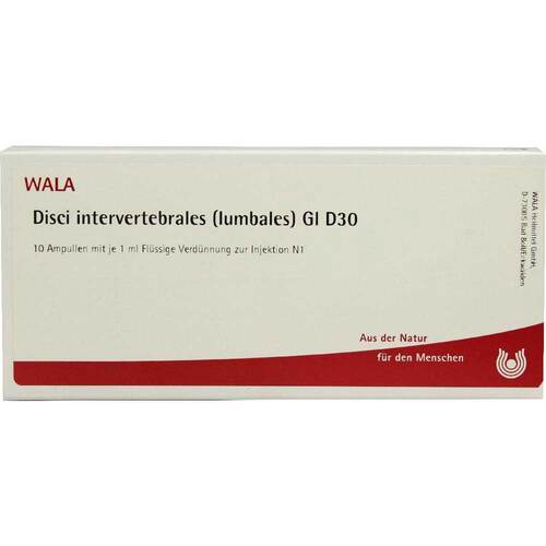 Disci Intervertebralie lumbales GL D 30 Ampullen - 1