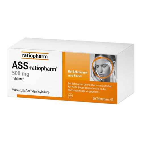 ASS Ratiopharm 500 mg Tabletten - 1