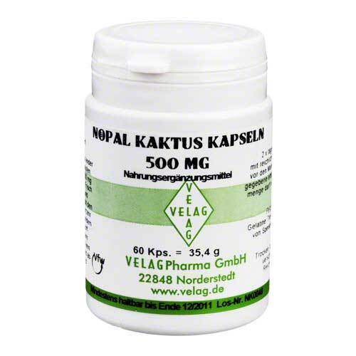 Nopal Kaktus 500 mg Kapseln - 1