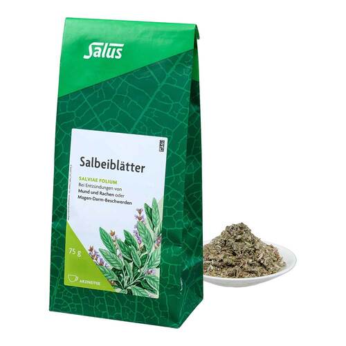 Salbeibl&auml;tter Arzneitee Salviae folium bio Salus - 1
