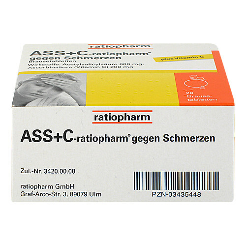 ASS + C ratiopharm gegen Schmerzen Brausetabletten - 3