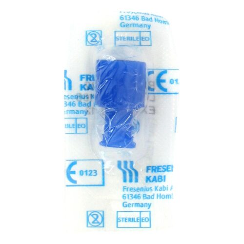 Kombistopfen blau Luer Lock - 1