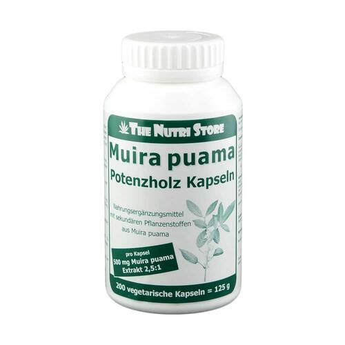 Muira Puama 500 mg Extrakt Kapseln - 1
