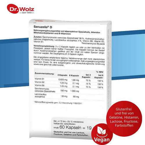Sanuzella D Zellulose Kapsel - 6