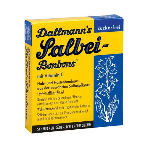 Dallmanns Salbeibonbons zuckerfrei - 1