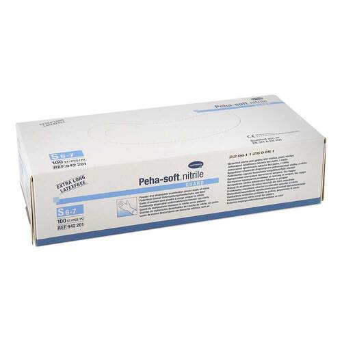 Peha Soft nitrile guard Untersuchungshandschuhe puderfrei unsteril S - 1