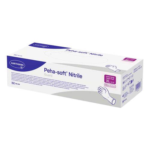 Peha Soft nitrile guard Untersuchungshandschuhe puderfrei unsteril XL - 1
