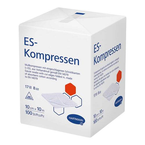 ES-Kompressen unsteril 10x10 cm 8fach Cpc - 1