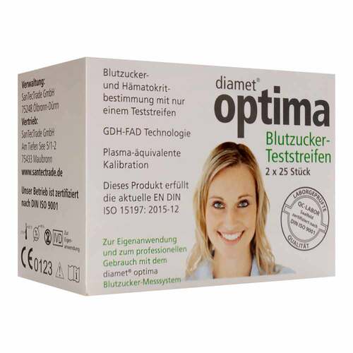 Diamet optima Blutzuckerteststreifen 2in1 - 1