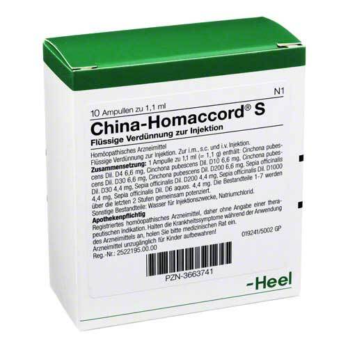 China Homaccord S Ampullen - 1