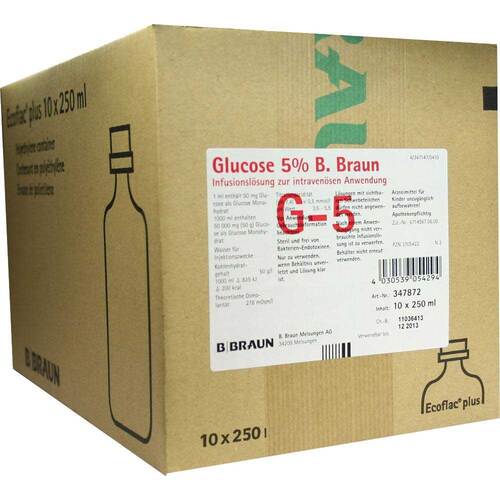 Glucose 5% B.Braun Ecoflac P - 1