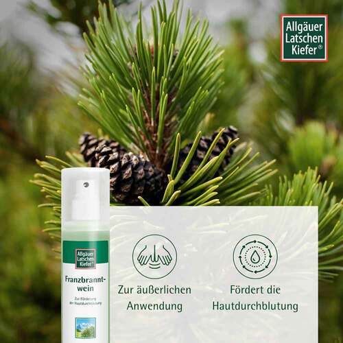 Allg&auml;uer Latschenkiefer Franzbranntwein Pumpzerst&auml;uber - 3