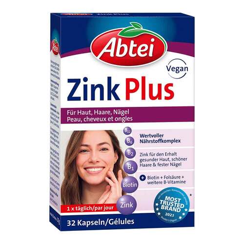 Abtei Zink Plus N&auml;hrstoff Kapseln - 1