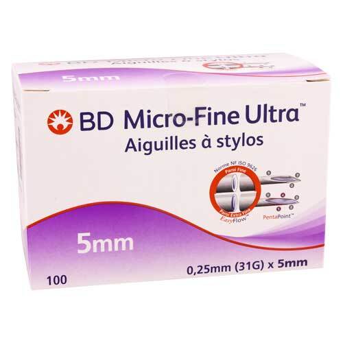 BD Micro-Fine Ultra Pen-Nadeln 0,25x5 mm - 1