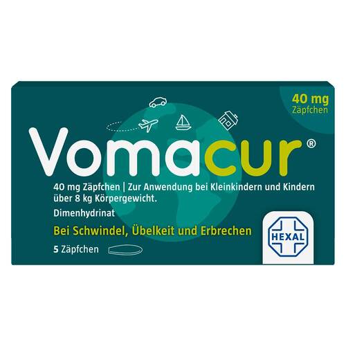 Vomacur® 40 mg Z&auml;pfchen - 1