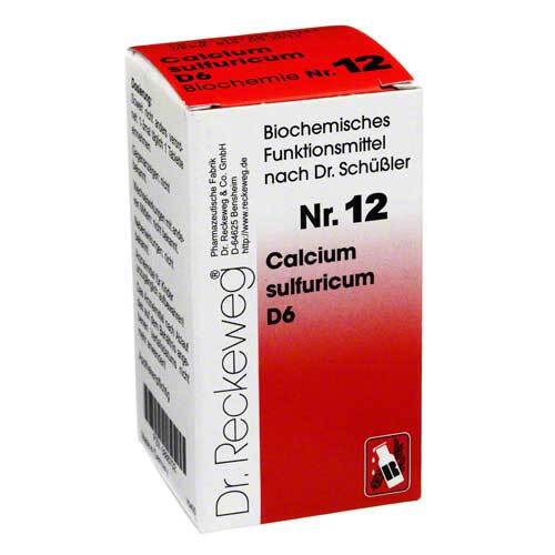 Biochemie 12 Calcium sulfuricum D 6 Tabletten - 1