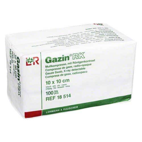 Gazin Kompressen 10x10cm 12f - 1