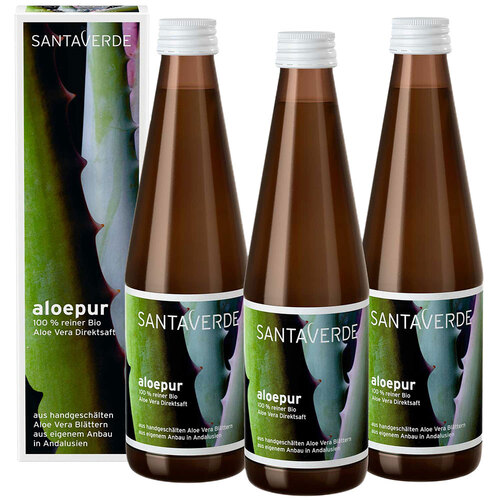 aloepur 100 % reiner Aloe Vera Saft  - 1