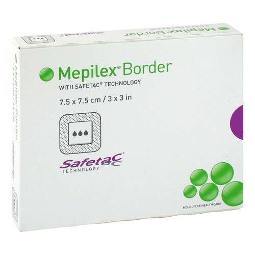 Mepilex Border Verband 7,5x7 - 1