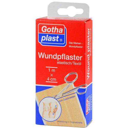 Gothaplast Wundpflaster elastisch 1mx4cm Euroaufh&auml;nger - 1