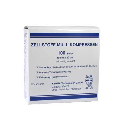 Zellstoff Mullkompressen 10c - 1