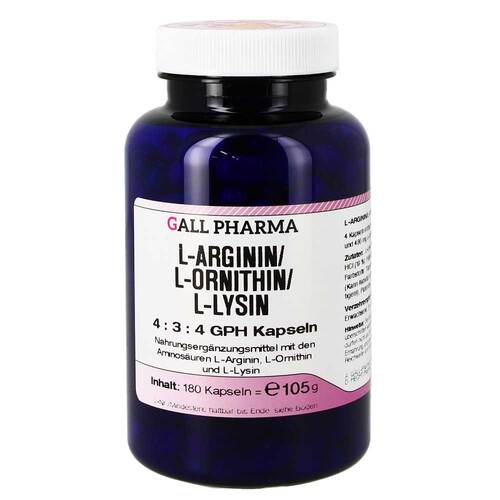 L-Arginin / L-Ornithin / L-Lysin 4:3:4 GPH Kapseln - 1