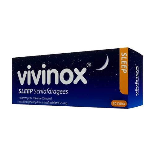 vivinox® SLEEP Schlafdragees bei Schlafst&ouml;rungen &amp; Einschlafproblemen - 1