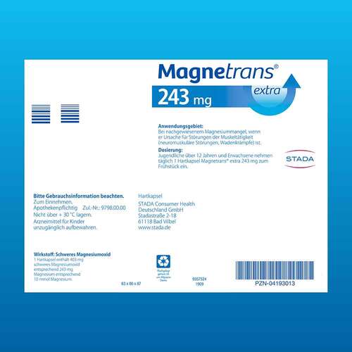 Magnetrans extra 243 mg Hartkapseln - 9