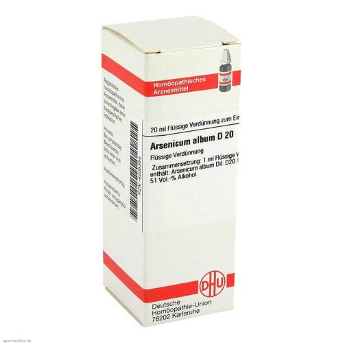 DHU Arsenicum album D 20 Dilution - 1