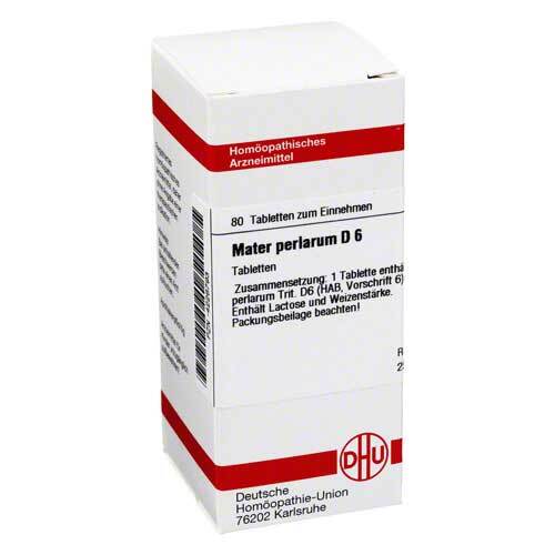 DHU Mater perlarum D 6 Tabletten - 1