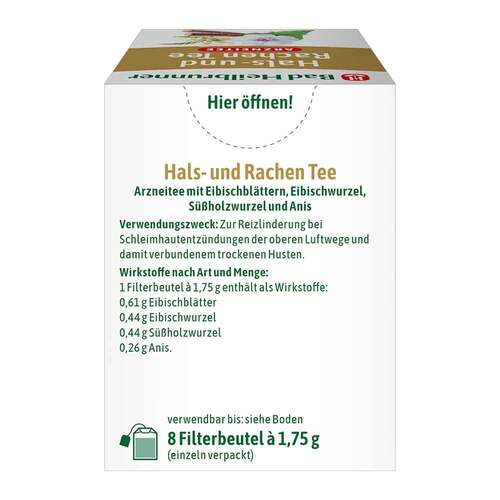 Bad Heilbrunner Tee Hals- und Rachen Filterbeutel - 2