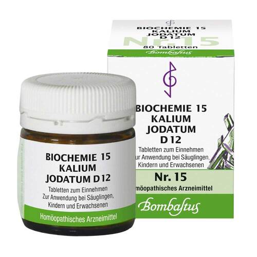 Biochemie 15 Kalium jodatum D 12 Tabletten - 1