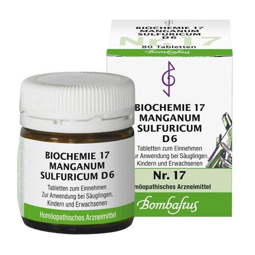 Biochemie 17 Manganum sulfuricum D 6 Tabletten - 1