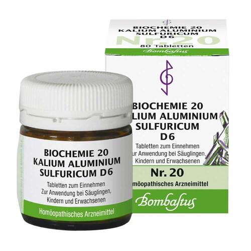 Biochemie 20 Kalium aluminium sulfuricum D 6 Tabletten - 1