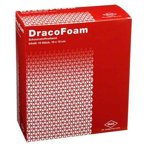 Dracofoam Schaumstoff Wundauflage 10x10cm - 1