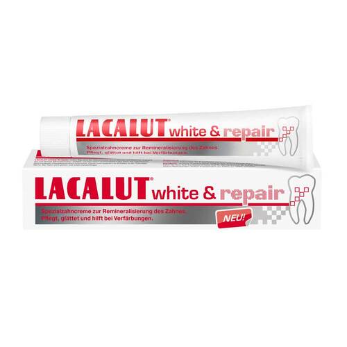 Lacalut white &amp; repair Zahncreme - 1