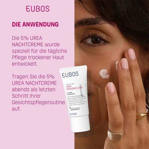 Eubos Trockene Haut Urea Nachtcreme 5% - 7