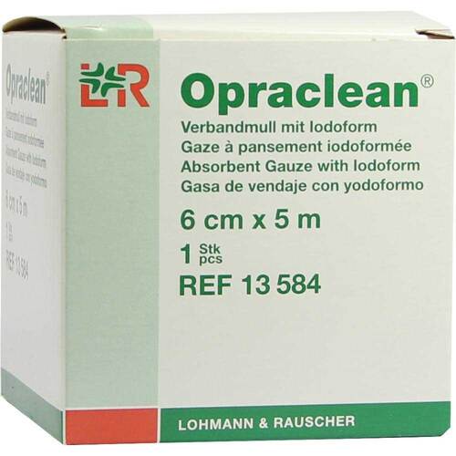 Opraclean Verbandmull mit Jodo - 1