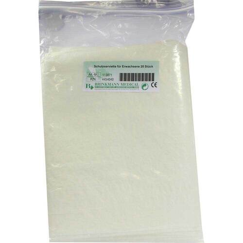 Schutzserviette f&uuml;r Erwachsene - 1