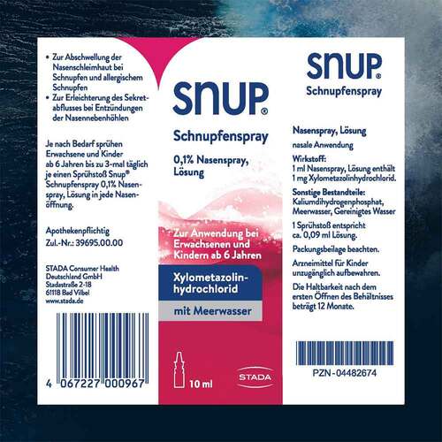 Snup Schnupfenspray 0,1% Nasenspray - 7