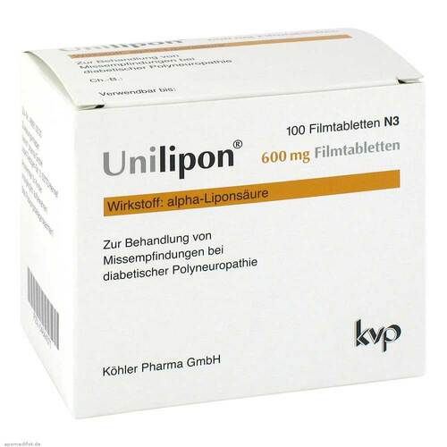 Unilipon 600 mg Filmtabletten - 1