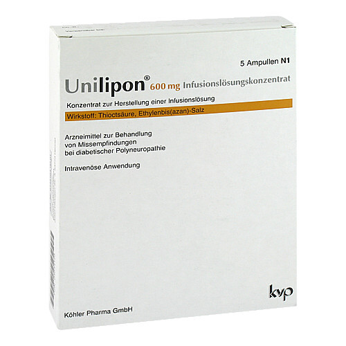 Unilipon 600 mg Infusionsl&ouml;sungskonzentrat - 1