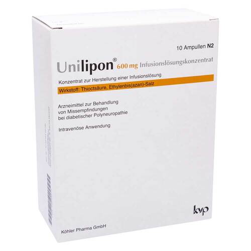Unilipon 600 mg Infusionsl&ouml;sungskonzentrat - 1