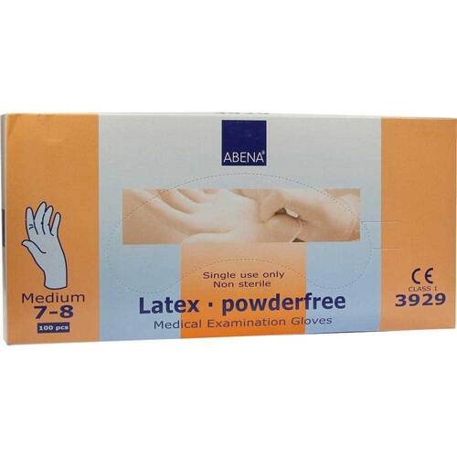 Handschuhe Latex puderfrei mittel blau - 1