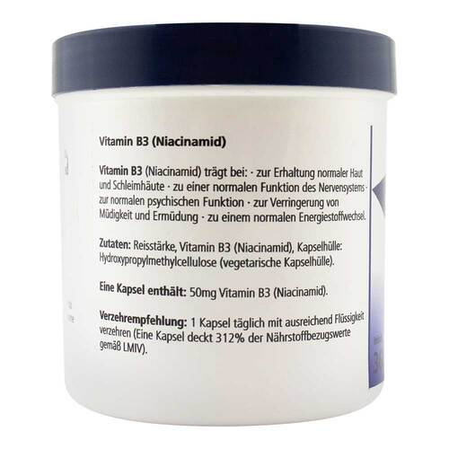 Vitamin B3 Niacinamid 50 mg Gerimed Kapseln - 2