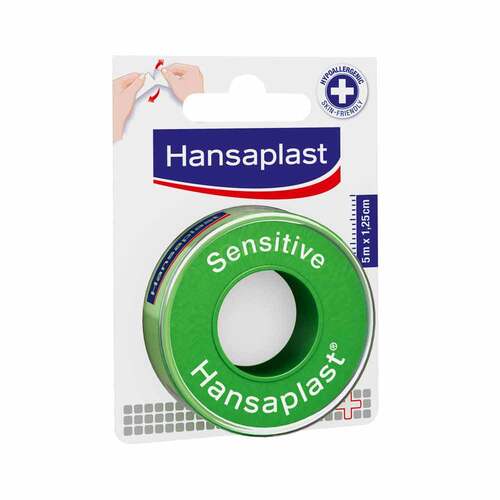 Hansaplast Fixierpflaster sensitive 5mx1,25cm - 1