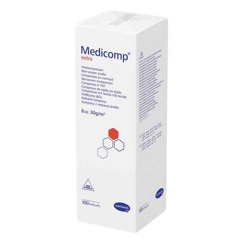 Medicomp Extra Kompressen 7,5x7,5 cm unsteril - 1