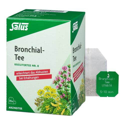 Bronchial Tee Kr&auml;utertee Nr.8 Salus Filterbeutel - 1