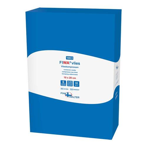 Vlieskompressen 10x20 cm unsteril 6fach - 1